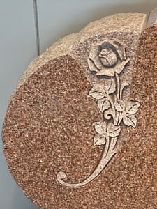 Example of Shape Carving headstone