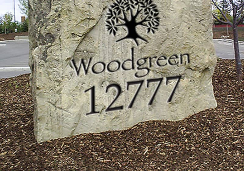 Address Rock Inscription from Sunset Memorial and Stone